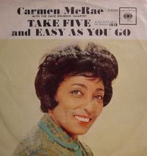 Columbia Records - Carmen McRae - Take Five & Easy As You Go